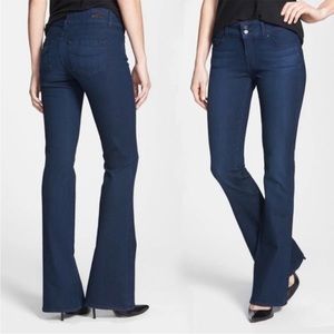 Paige premium denim hippie hills, high rise, boot, cut jeans, size 26